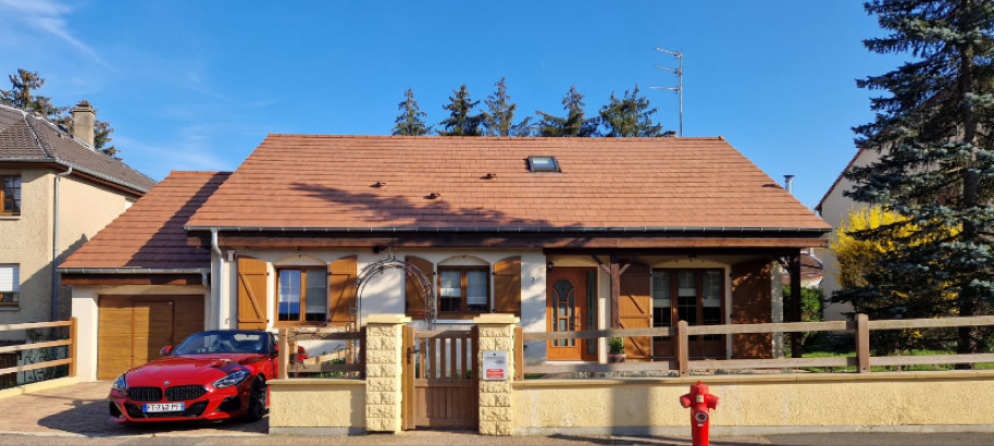 Toiture après démoussage